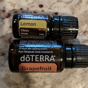 doTERRA essential oils grapefruit and lemon